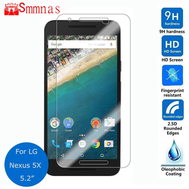 For-LG-google-nexus-5X-Tempered-glass-Screen-Protector-0-26mm-2-5-9h-Safety-Prote