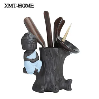 

XMT-HOME tea tray accessories tea holder needle spoon clip teaspoon funnel tea set tools 6pcs