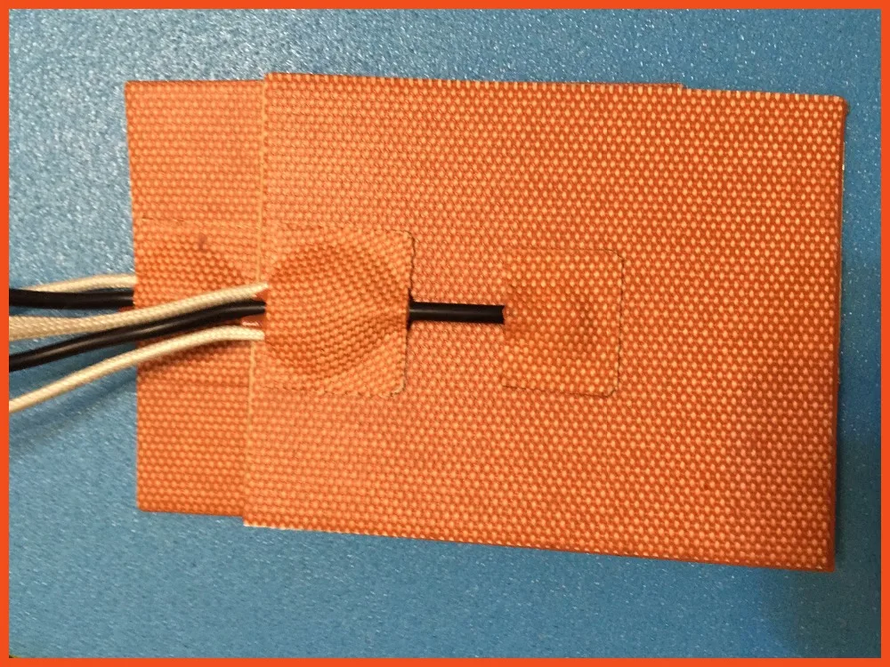 200mm*200mm,200W 110V, w/ NTC 100K Thermistor,Silicone Heater 3D