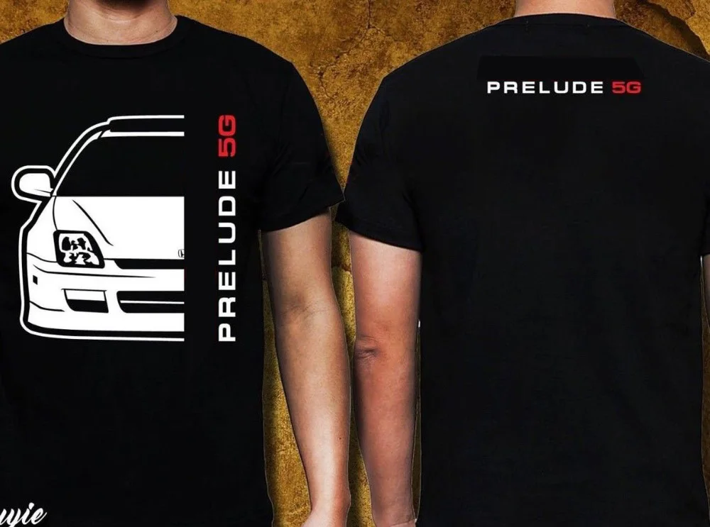 

Japan Car Hon Prelude 5G Brand Men 2019 Fashion Mans Unique Cotton Short Sleeves O-Neck T Shirt