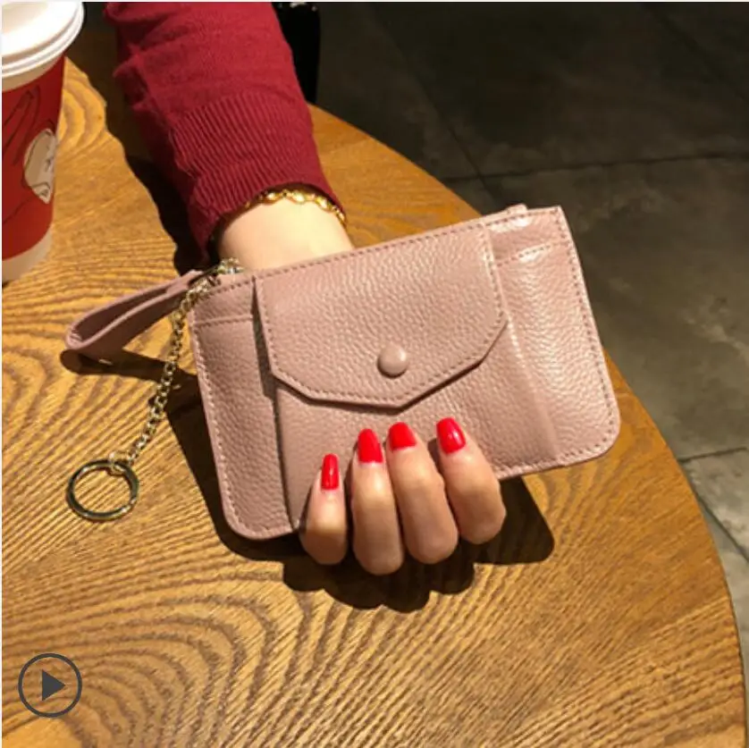 2019 новый женский кошелек короткий кошелек простой кожаный кошелек женский кошелек для монет женский модный кошелек из искусственной кожи