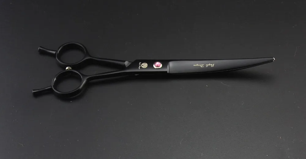 Purple dragon 7.0 inch Professional dog grooming Pet dog Scissors sheep shearing machines TRAIHT & THINNING & CURVED 3pcs 1 set (2)