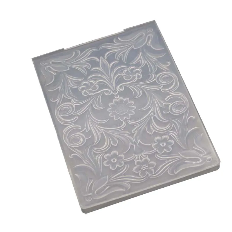 

Flower Embossed Plate For DIY Cutting Dies Scrapbooking Plastic embossing folders tools for card making stamps troqueles new