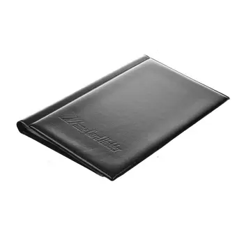 

Woman wallet Leather Credit Name Cards Cases holder Black