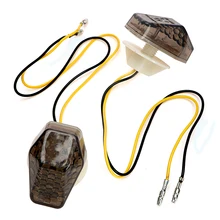 2 Pieces/Set Amber Lights Indicator Lamps For Suzuki Universal Turn Signal Lights Motorcycle Accessories Motorcycle Lighting