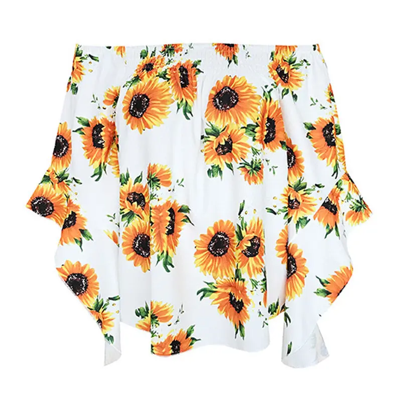 New Women Summer Plus Size Flower Print O-Neck Button Long Sleeve Linen Top T-Shirt Blouse Shirt Elegant Fashion New Tops #4R03 (25)