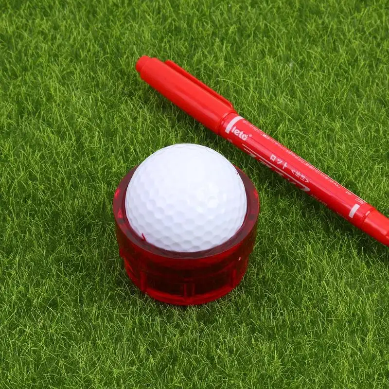360 градусов Гольф Scriber мяч для гольфа маркер линии лайнер шаблон для рисования инструмент