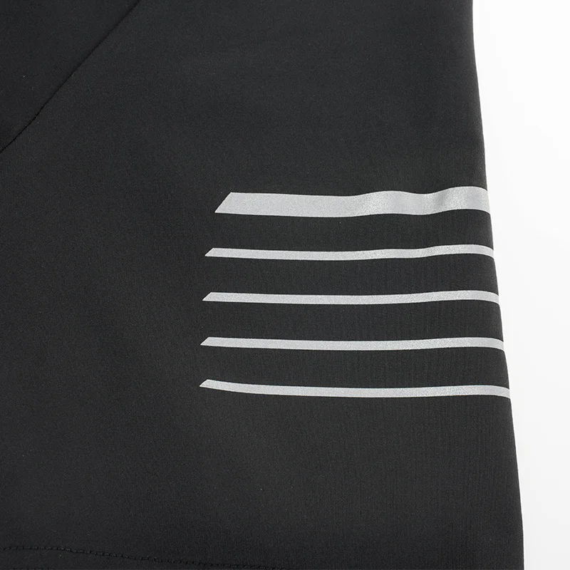 FANNAI Running Shirt Black Polyester Quick Dry Reflective Short Sleeve High Quality Top Gym Shirt Training Bodybuilding FN039 FANNAI Running Shirt Black Polyester Quick Dry Reflective Short Sleeve High Quality Top Gym Shirt Training Bodybuilding FN039