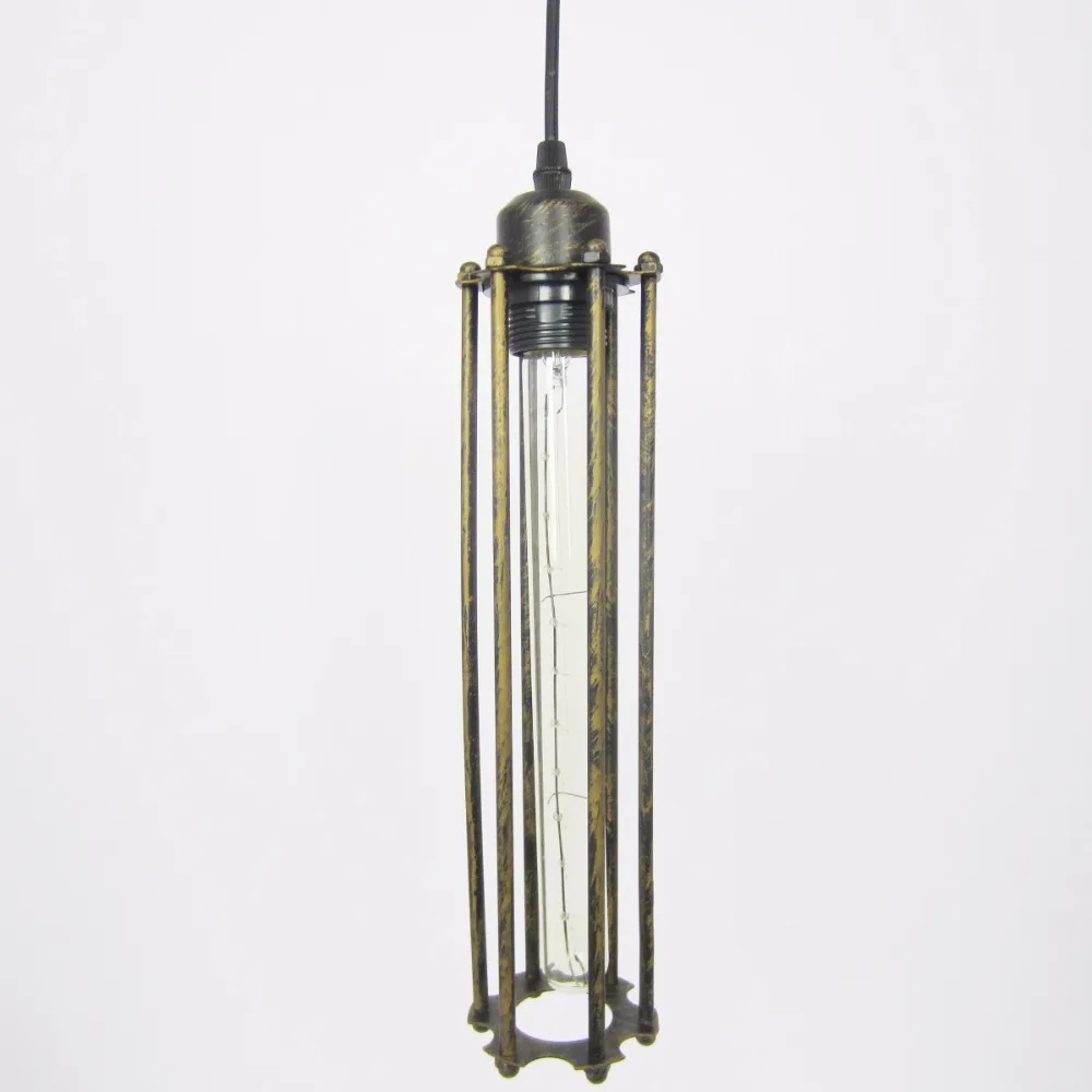 black iron hanging Northern American style pendant light lampara rh LOFT vintage pendant lamp for dining room restaurant (3)