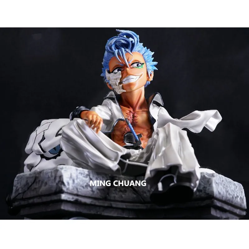 Статуя отбеливатель Grimmjow jeagerjaches положение сидя бюст GK 22 см экшн фигурка