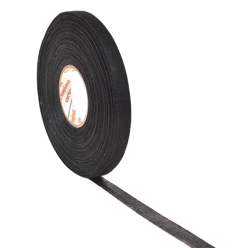 25 м х 9 мм Черная Клейкая матерчатая тканевая лента кабельный Станок Жгут склеивание спасательный самосплавляющийся провод шланг ЧЕРНЫЙ распродажа Hotting