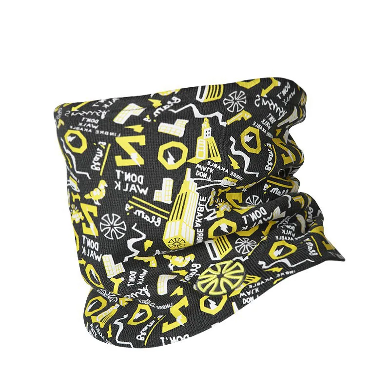 Уличная новая Лыжная маска ветрозащитный Анти-туман пылезащитный теплый шарф Многоцелевой шапка сноубордиста уличный шарф шапка двойного назначения - Цвет: C6