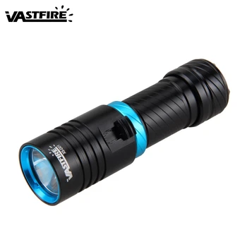 

VastFire Diving Flashlight Torch 1000 LM XM-L T6 LED Aluminum Adjust Brightness +26650 Battery + Charger