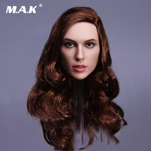 1/6 Scale The Wonder Women Gal Gadot Head Sculpt with Long Hair for 12 Inches Figures Bodies 1 6 scale kt005 female head sculpt long hair model toys for 12 inches women bodies figures