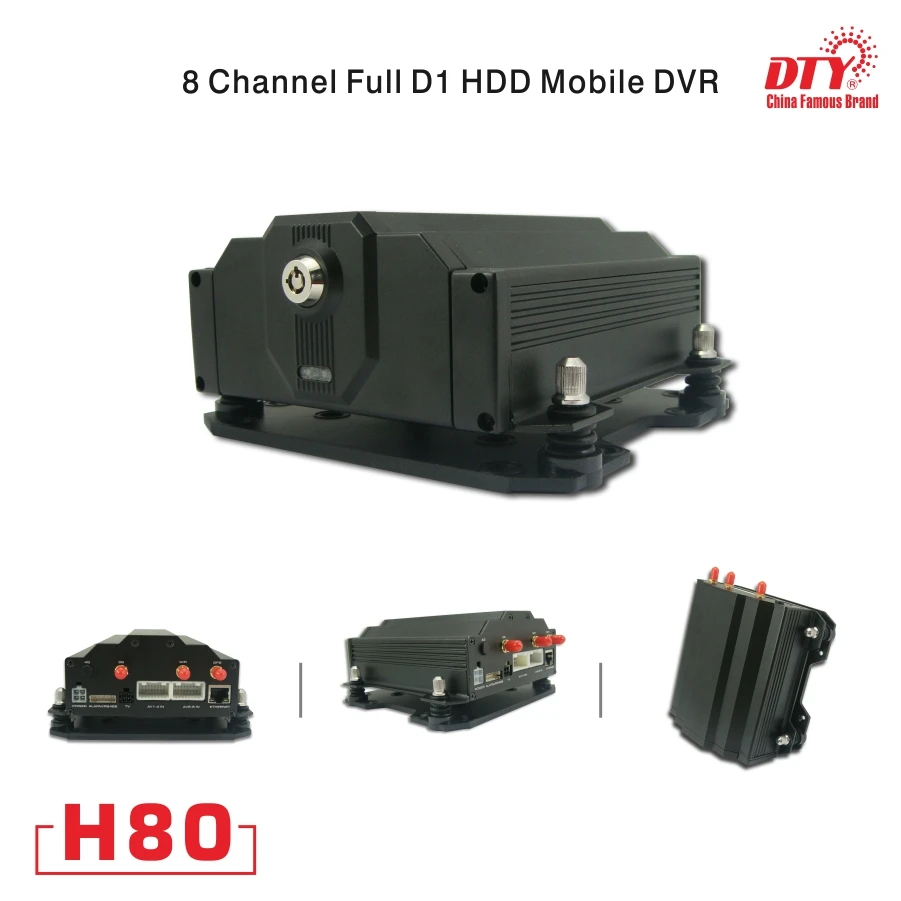  8 kanäle 3g + gps auto HDD/SSD MDVR mobile dvr für busse H80-3G