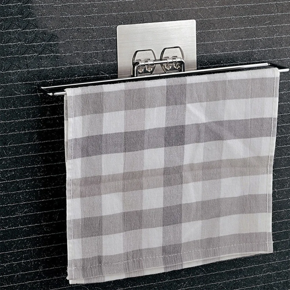 Креативный дизайн хромированное металлическое домашнее бесшовное вакуумное всасывающее полотенце для чашек, вешалка для полотенец для ванной комнаты, вешалка для полотенец