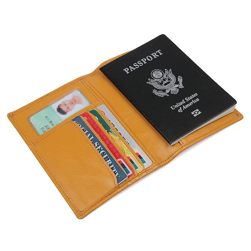 GENODERN, натуральная кожа, Обложка для паспорта, Rfid, держатель для паспорта, Дорожный Чехол, кредитный держатель для карт, коровья кожа, Обложка для паспорта