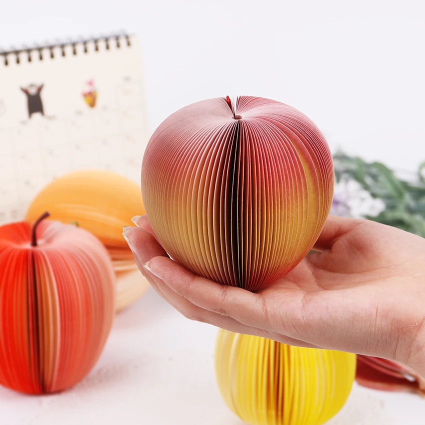 1 Набор милых липких нот креативные DIY фруктовые блокноты Kawaii Наклейки бумажные
