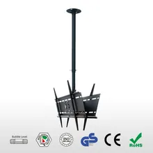 23-65 “Dual Screen TV LCD Ceiling Mount 360 Graus de Rotação Dupla Suporte TV LCD Cabide CP84M-2