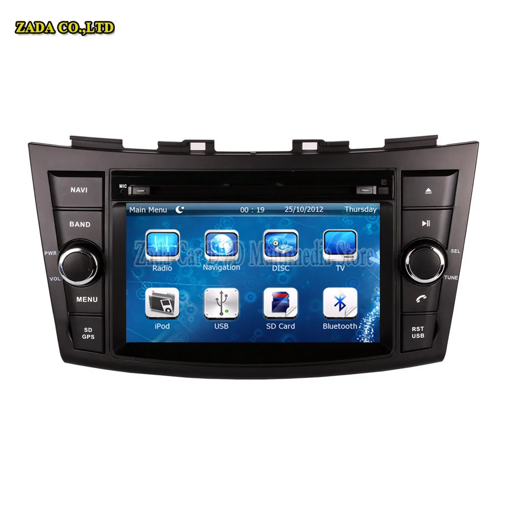 NAVITOPIA 7inch Car Radio GPS for Suzuki SWIFT 2011 With Stereo Audio