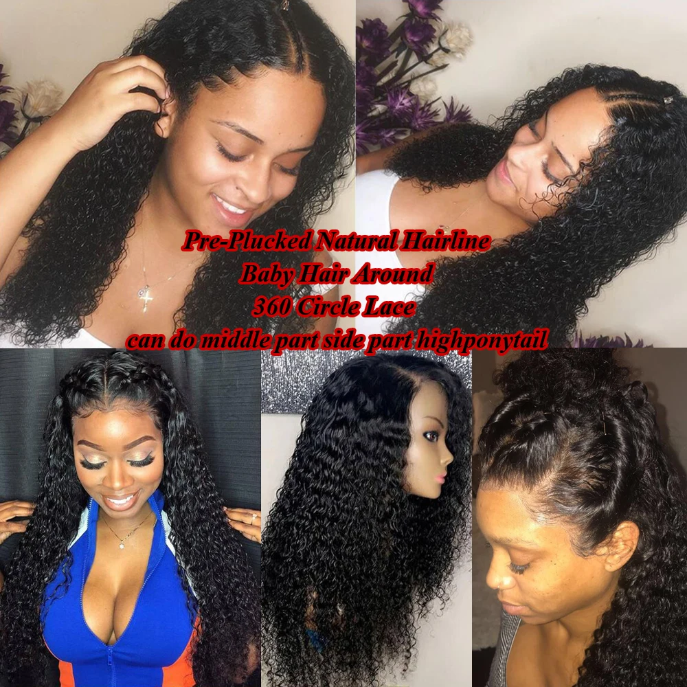 water wave human hair wig