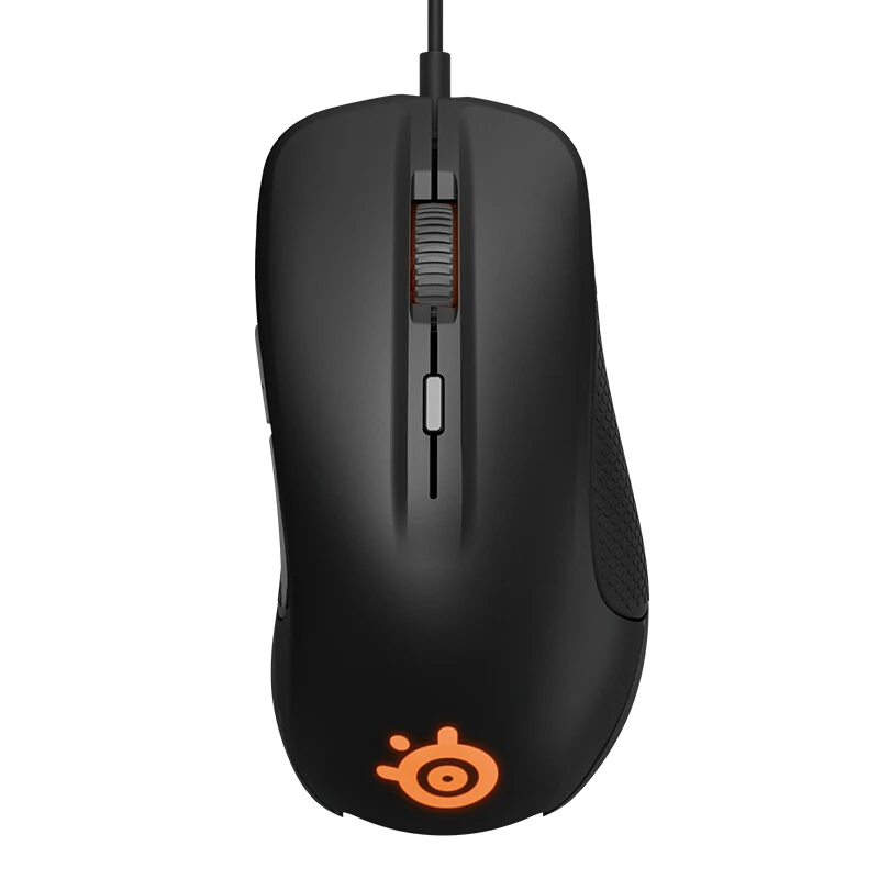 Оригинальная игровая мышь SteelSeries Rival 300S Rival 300 Проводная 7200 dpi RGB светодиодный логотип оптическая мышь геймерская USB мышь для Dota 2 - Цвет: No box Rival 300S