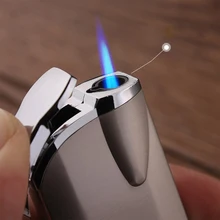 2019 nova tocha turbo isqueiro metal butano charuto isqueiro gás cigarro 1300 c à prova de vento mais leve fumar acessórios smok