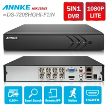 ANNKE 8CH 1080N 5in1 TVI CVI AHD Network HD H.264+ DVR HDMI for CCTV Security Camera System = HIK DS-7208HGHI-F1/N