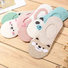 Кошка теплая удобная обувь из хлопка и бамбукового волокна для девочек женские Носки туфли с застежкой на лодыжке женские невидимые цвета носки для девочек и мальчиков