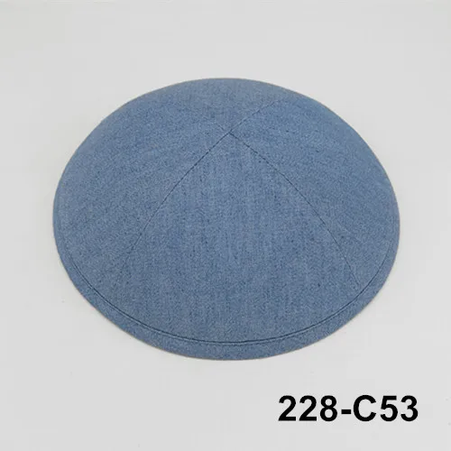 Джинсовая кепка 19 см kippot kippa yarmulke KIpa Skullies Beanies, Еврейская кипа с черепом