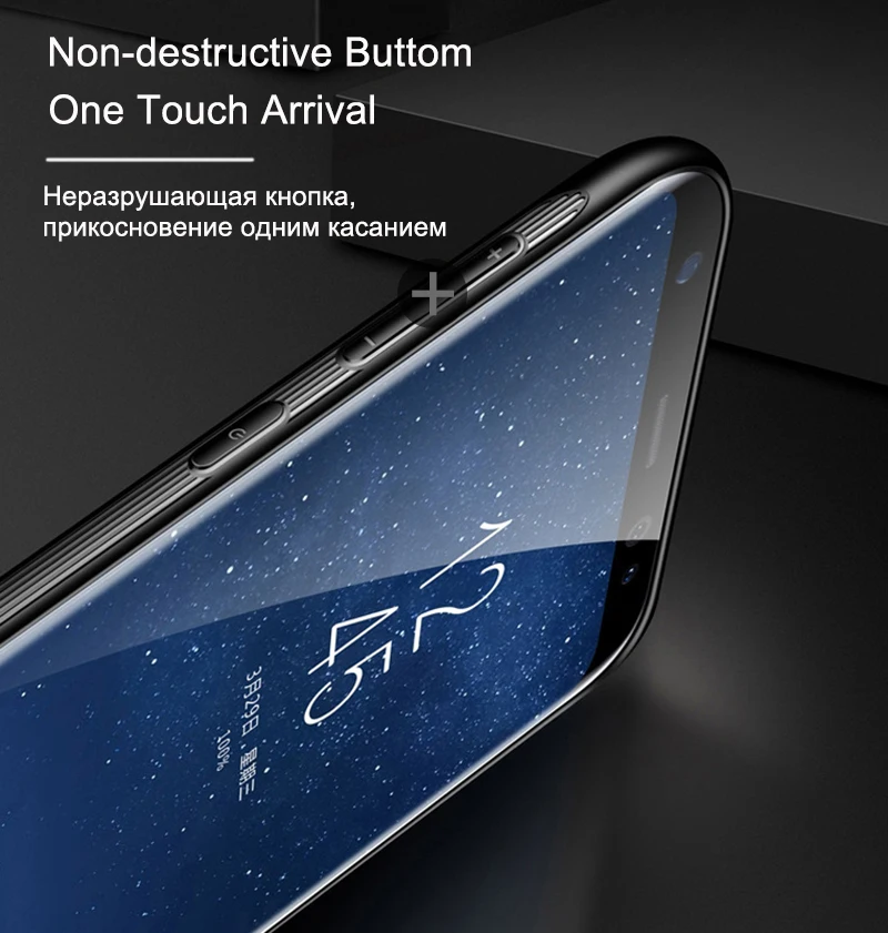 RZP чехол из закаленного стекла для samsung Galaxy S 8 9 NOTE 8, задняя крышка, Жесткий Чехол-бампер для samsung S8 S9 Plus, мягкий ТПУ чехол