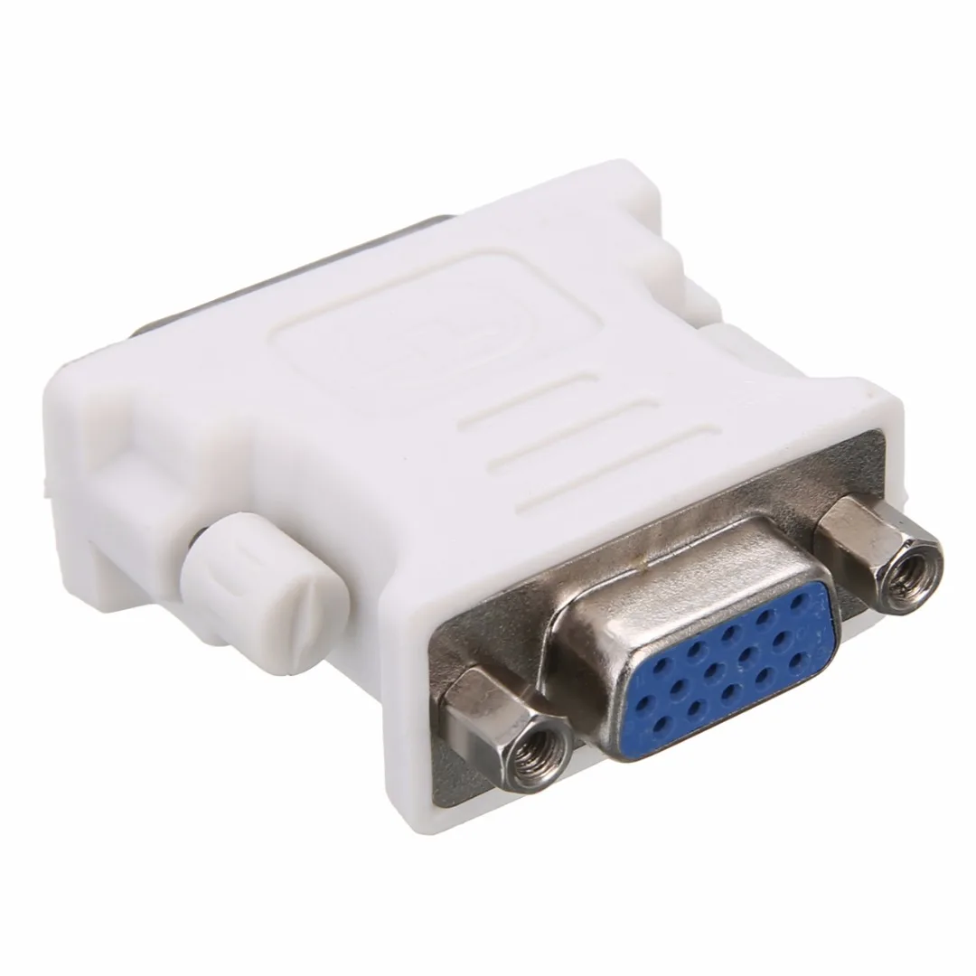 

Mayitr 1pc Professional DVI-I Male 24+5 Pin to VGA Female Video Converter High Quality DIV-I to VGA Adapter Plug For Converter