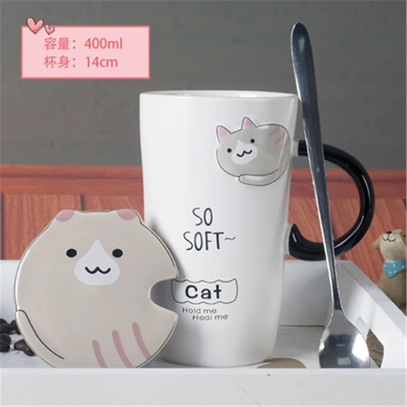 Милая кружка для кошек Caneca Criativa Filizanki Do Kawy кофейные кружки креативные Kubek Termiczny Tsse