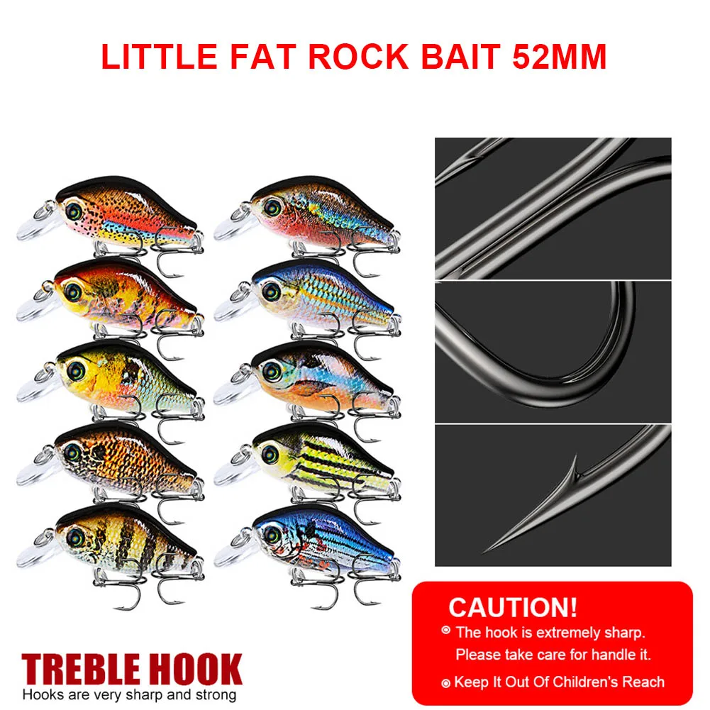 

2018 Simulation Artificial Fishing Lure Bait 52mm 8.5g Hooks Accessories Tool For Sea ALS88