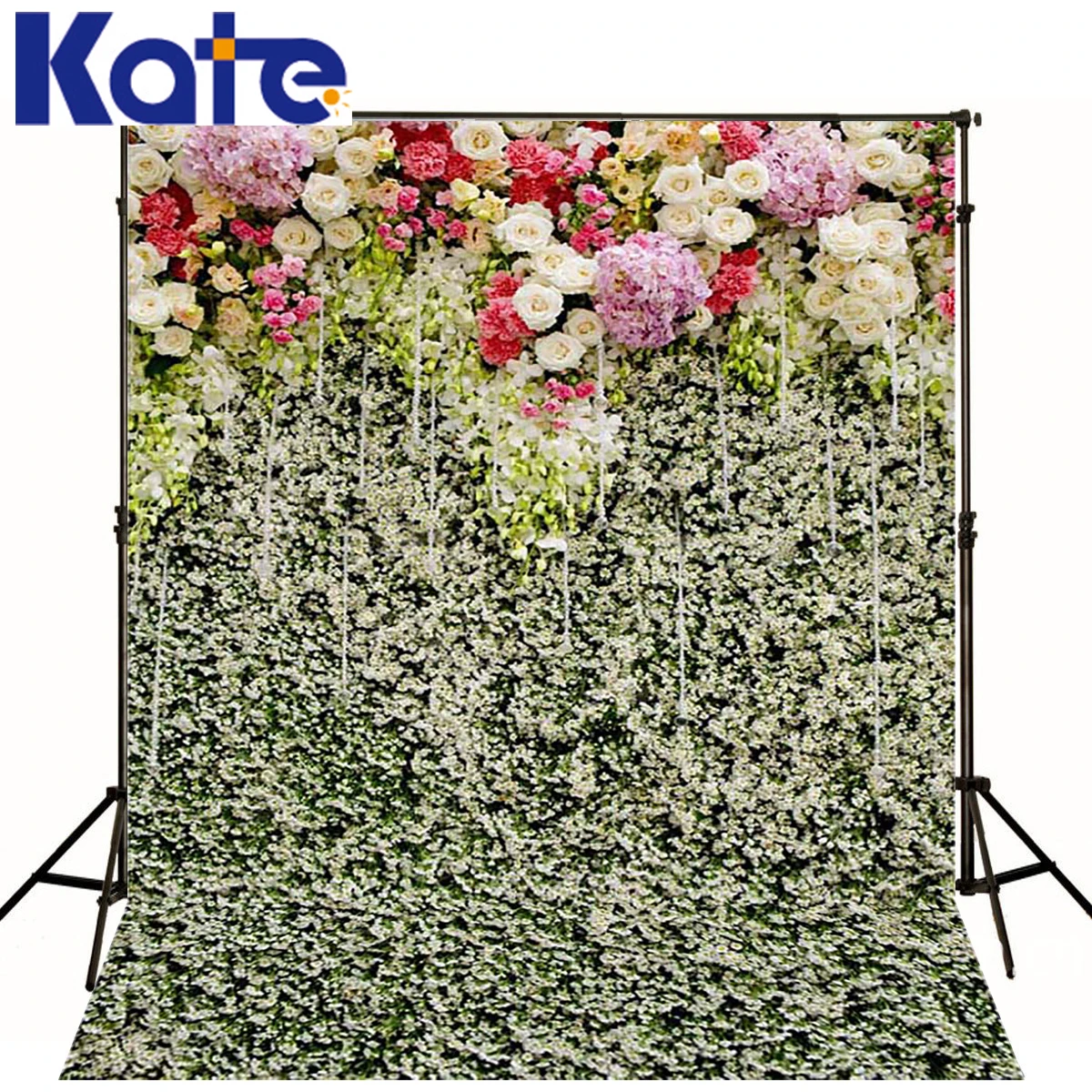 Photography Background Flowers Wall Backdrop Baby Baby Birthday Photo Studio Backdropin