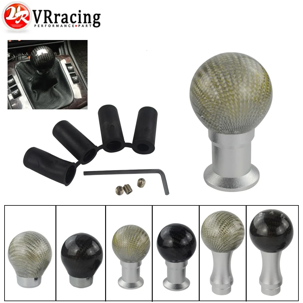 VR RACING Real Carbon Fiber Aluminum Gear knob Manual Transmission