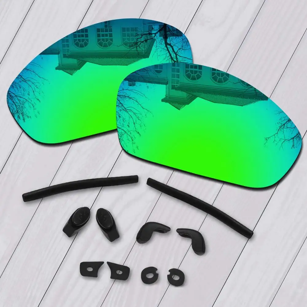 E.O.S поляризованные улучшенные Замена Объективы Для Высококачественные солнцезащитные очки Oakley Джульетта Солнцезащитные очки-несколько вариантов - Цвет линз: Emerald Green