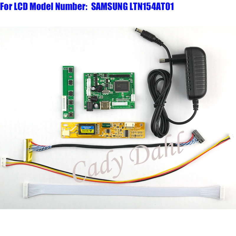HDMI Controller Board + Backlight Inverter 30P Lvds Cable Adapter Kit for LTN154AT01 1280x800 1ch 6 bit LCD Display Panel | Компьютеры и