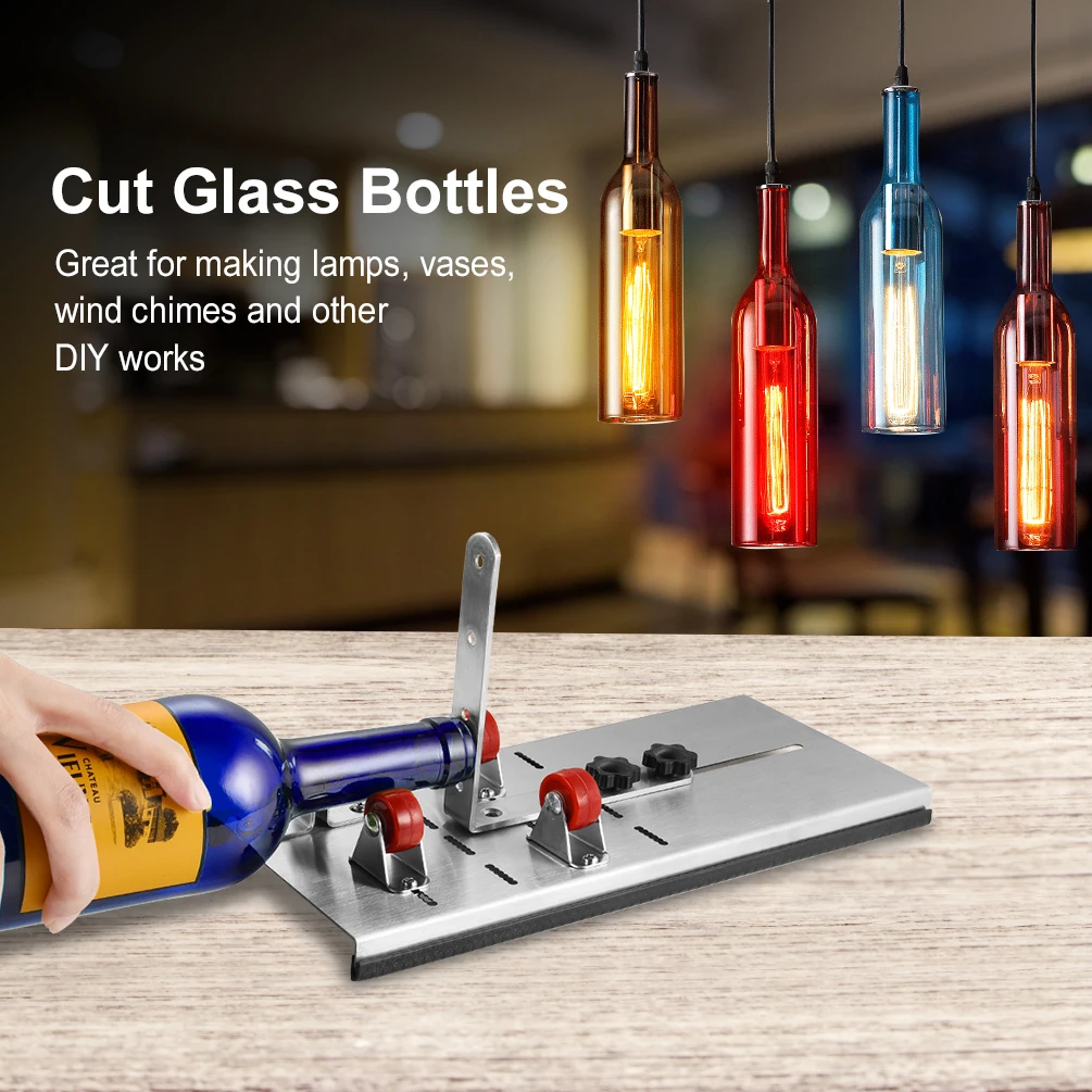 

DIY Plastic Glass Bottle Cutter Glass Cutting Tools Adjustable Beer Bottle Cutting Machine for Cutting Glass Bottles