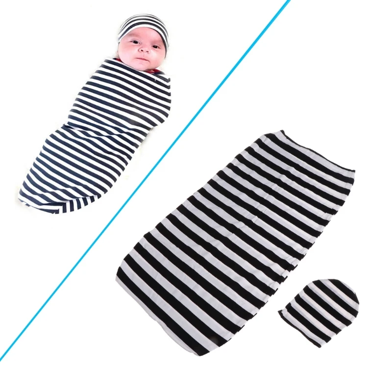 Конверт для сна для новорожденных детские набор с шапочкой мешок фотографии реквизит