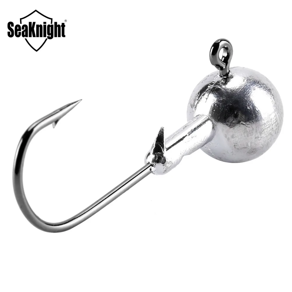 SeaKnight SK01/SK02 свинцовая головка джиг рыболовные крючки 3,5 г 5 г 7 г 10 г 14 г 20 г джиг Крючки для мягкой рыбалки приманки рыболовные снасти