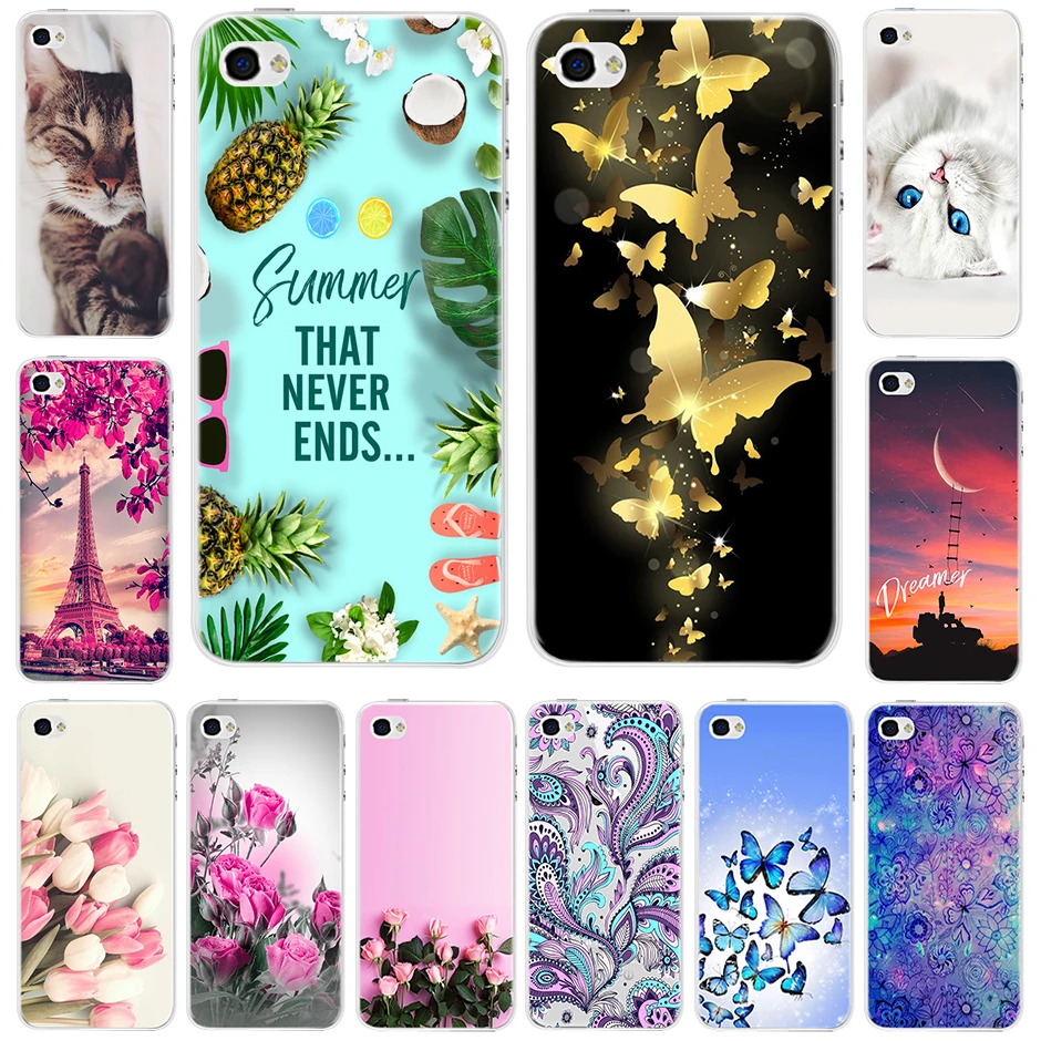 Fashion Painted Case For Apple Iphone 4s 4 Case Cover Cute Cartoon Silicone  Back Cover For Iphone 4s 4 S 5 Se 6s Phone Bag Case - Mobile Phone Cases &  Covers - AliExpress