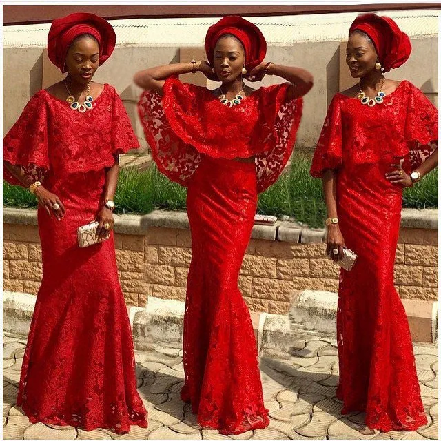 nigerian lace gown