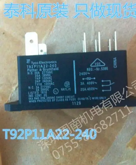 

Original tyco relay T92P11A22 T92S11A22-240-240.