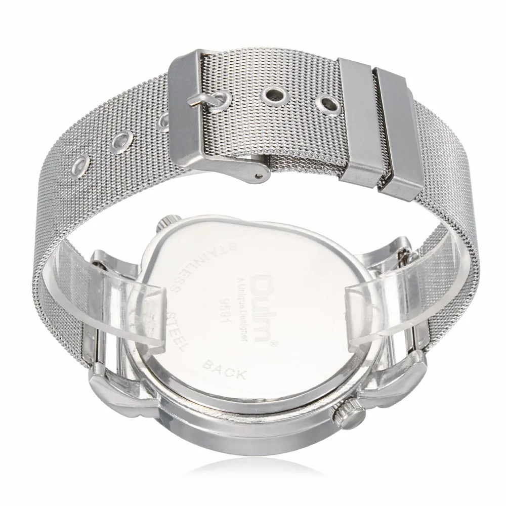 Часы наручные Oulm Мужские кварцевые Брендовые повседневные в стиле милитари с