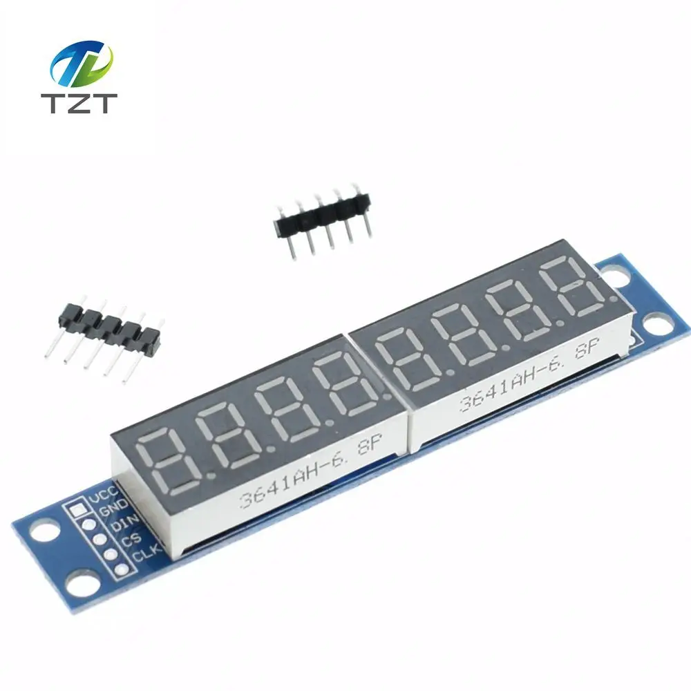 MAX7219 CWG 8 значный цифровой светодиодной лампой Дисплей Управление модуль Красный