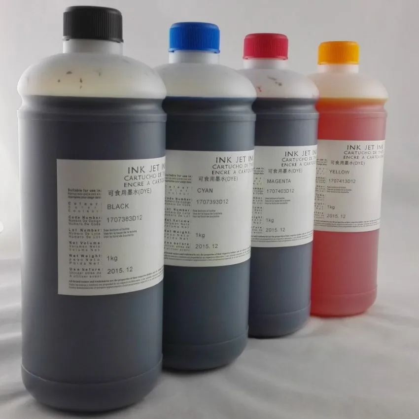 Съедобные чернила для принтеров epson 4C 4*1000 мл|edible ink|ink for epsonedible ink |