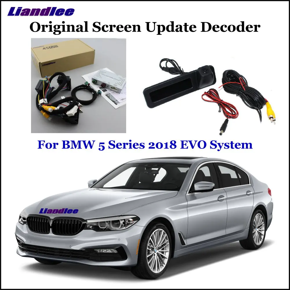 Liandlee автомобиль экран обновление системы заднего вида камера для BMW 5 G30/G31/G38 EVO системы цифровой декодер дисплей плюс