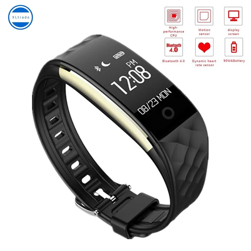 

Xltrade Sport Band Smart Bracelet Bluetooth 4.0 Heart Rate Monitor IP67 Fitness Bracelet Tracker Smart Wristband For Woman Man