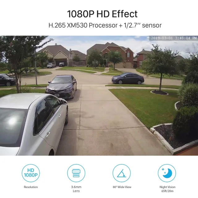H.265/H.264 1080P Surveillance IP Camera FULL HD 1080P 2.0 Megapixel IR Night Vision Outdoor CCTV Camera IP 1080P DC 12V/48V PoE 4